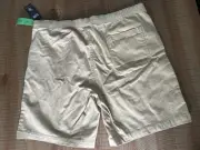 NWT Polo Ralph Lauren Mens Shorts Beige XL Prepster Stretch Relaxed Fit Cotton