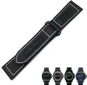 [AEHON] 24mm Carbon Fiber Watch Strap Black Watch Bracelets For Panerai pam 01661/00441 Watch Bands For Men Accessories