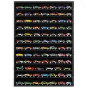 DisplayGifts Open Front Hot 1:64 Scale Toy Cars Wheels Matchbox Display Case ...