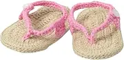 [Jefferies Socks] Baby-Girls Newborn My First Flip Flops Girl Bootie