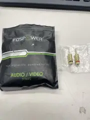 FosPower Speaker Banana Plugs Closed Dual Screw FOSCBL-2313