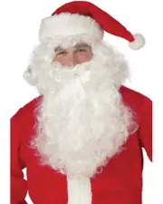 Santa Clause Wig & Beard Christmas Set