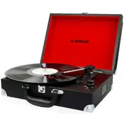 mbeat USB-TR88 Retro Briefcase-styled USB turntable Vinyl Recorder w/Built-in stereo speakers [USB-TR88]