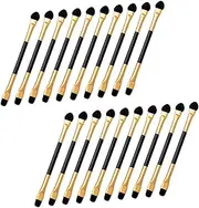 FRCOLOR 20pcs Eye Shadow Brush Set Double Sided Makeup Brush Eye Shadow Makeup Brush for Women