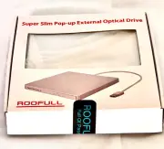 NEW Roofull ECDS018 External CD/DVD +/-RW Drive for MacOS Portable CD DVD Unused