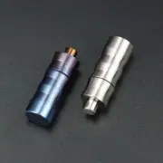 EDC Titanium Pill Case Container Portable Waterproof Box Keychain Pendant