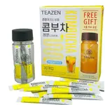 韓國TEAZEN_小肚肚康普茶 檸檬口味酵素飲30入+瓶子~預購款~