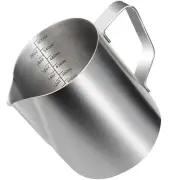 Milk Frothing Pitcher 20oz ( 600ml ) OOKUU Stainless Steel Milk Frothing Pitcher