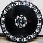 Semi Precious Gemstone Inlay Work Dining Table Top Marble Kitchen Table for Home