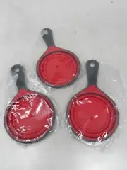 Lot of 3 Collapsible Measuring Cups (1 cup/237ml)