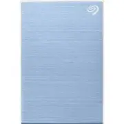 Seagate One Touch 2TB Portable External HDD - Blue with Rescue Data Recovery