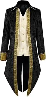 [Apocrypha] Mens Medieval Steampunk Tailcoat Victorian Vintage Jacket Frock Coat
