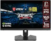 MSI Optix MAG274QRF-QD 27 Inch Rapid IPS 165 Hz Gaming Monitor, Black