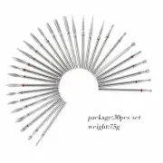 30pcs Nail Drill Bit Milling Cutters Files Cuticle Burr Nail Tools Set