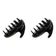 2PK Annabel Trends Mens Scalp Massager/Relief Hair/Scalp Massage 9x7.5cm Black