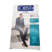 Jobst Mens Medical Compression Socks Large Black Knee CT 20-30 mmHg NIB