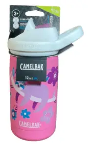CamelBak 12oz .35L Eddy+ Kids Sloth Pink Insulated Stainless Steel Water Bottle