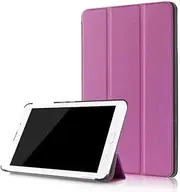 Case for Samsung Galaxy Tab A 8.0 2017 SM-T380/T385 Lightweight Smart Trifold Stand Case for Galaxy Tab A 8.0 Inch 2017 T380 (Color : Purple)