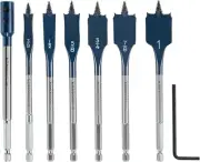 Bosch Genuine 6 pc. Daredevil St&ard Spade Bit Set with Extension - '2610958238