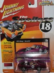 JOHNNY LIGHTNING 1975 CHEVY CORVETTE THE SPOILERS 18 RUBBER TIRES 1/2500