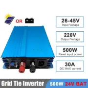 Electric Grid Tie Inverter Solar PV Panels Battery Discharge Adjustable 500W