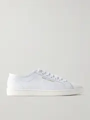 [SAINT LAURENT] SAINT LAURENT - Gym Leather Sneakers - White - EU 42 EU 42 White