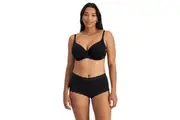 10 x Womens Jockey Parisienne Cotton Full Brief Underwear Black