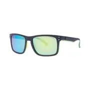 Liive Men’s Cheap Thrill Sunglasses Matt Black with Green Lens