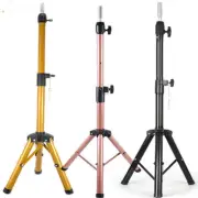 Adjustable Wig Stand Tripod For Wig Making Hairdressers Mannequin Head Holder