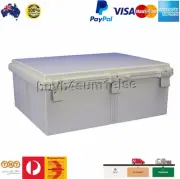 DS-EN-PG-4353 430x530x200 DSE ENCLOSURE BOX IP66 POLYCARBONATE HINGED GREY LID