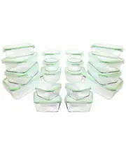 Kinetic GoGreen Glassworks 36pc Glass Food Storage Set