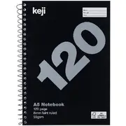 Keji A5 Notebook 120 Page Black