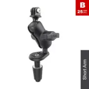 RAM Motorcycle Fork Stem GoPro Action Camera Mount Kit