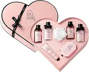 Kimirica Love Story Moment Gift Set For Women & Men | Luxury Bath and Body Care Set | Gift Box To Pamper Your Loved Ones | Gift set for Every Occasion | Pack of 7