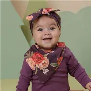 Snuggle Hunny Sienna Organic Dribble Bib