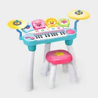 在飛比找蝦皮商城優惠-Pinkfong 碰碰狐 韓國原裝鋼琴打鼓組 聲光音樂打擊樂