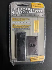 NEW Door Guardian Security Lock for Inward Swinging Doors Antique Bronze DG01-AB