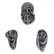 NNETM 3-Piece Set of 5-Inch Realistic Ghost Hands - Wall-Mounted Head Pendants