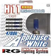 G11A Halogen Bulb, Applause White, 4700K, H11, Pack of 2