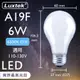 【LUXTEK】LED燈絲燈泡 球泡型 6W E27 霧面 白光 5入（A19）
