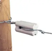 Gallagher G692034 White Porcelain Bullnose Electric Fence Insulator