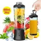 600Ml Portable Electric Fruit Juicer Smoothie Blender Cup 240W Usb Travel Bottle