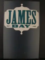 2016.09.24 Hatch Show Print James Bay Ryman Nashville Concert Poster Saturday