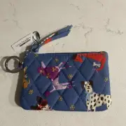 NWT Vera Bradley Zippered ID Holder. Bark Park. Poodle And Dalmatian
