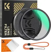 K&F Concept 67mm Circular Polarizer Lens Filter with Filter Cap Cleaning Cloth Optical Glass Ultra Slim Polarizing CPL Filter with 28 Multi-Layer Coatings for Camera Lenses (Nano-X Series)