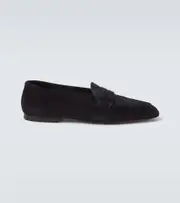 [Ralph Lauren Purple Label] Ralph Lauren Purple Label Suede penny loafers AU 8 blue