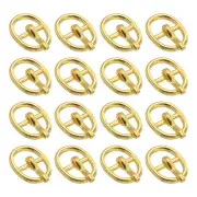 30Pcs Metal Roller Buckles, 5.5mm - 0.22" Sewing Mini Buckle (Gold, 10mm)