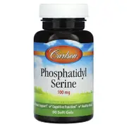 Carlson, Phosphatidyl Serine, 100 mg, 90 Soft Gels