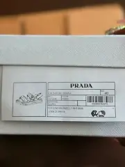 PRADA Padded Nappa Sandals Quilted Leather Sandals Size 40 Authentic