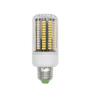E27 13W 120 SMD LED Pure White Warm White Cover Corn Bulb AC85-265V